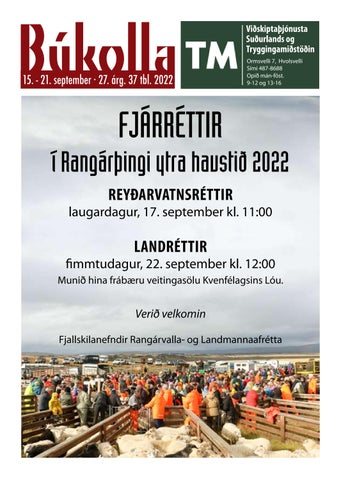 Búkolla 15. - 21. september 2022