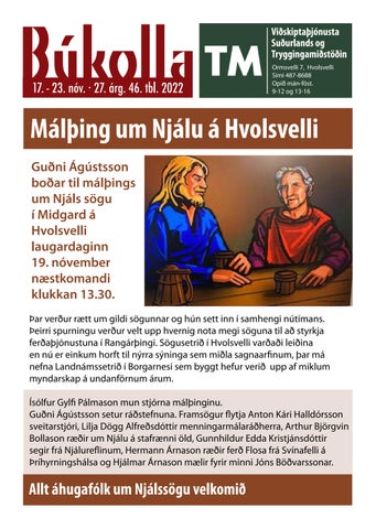 Búkolla 17. - 23. nóvember 2022