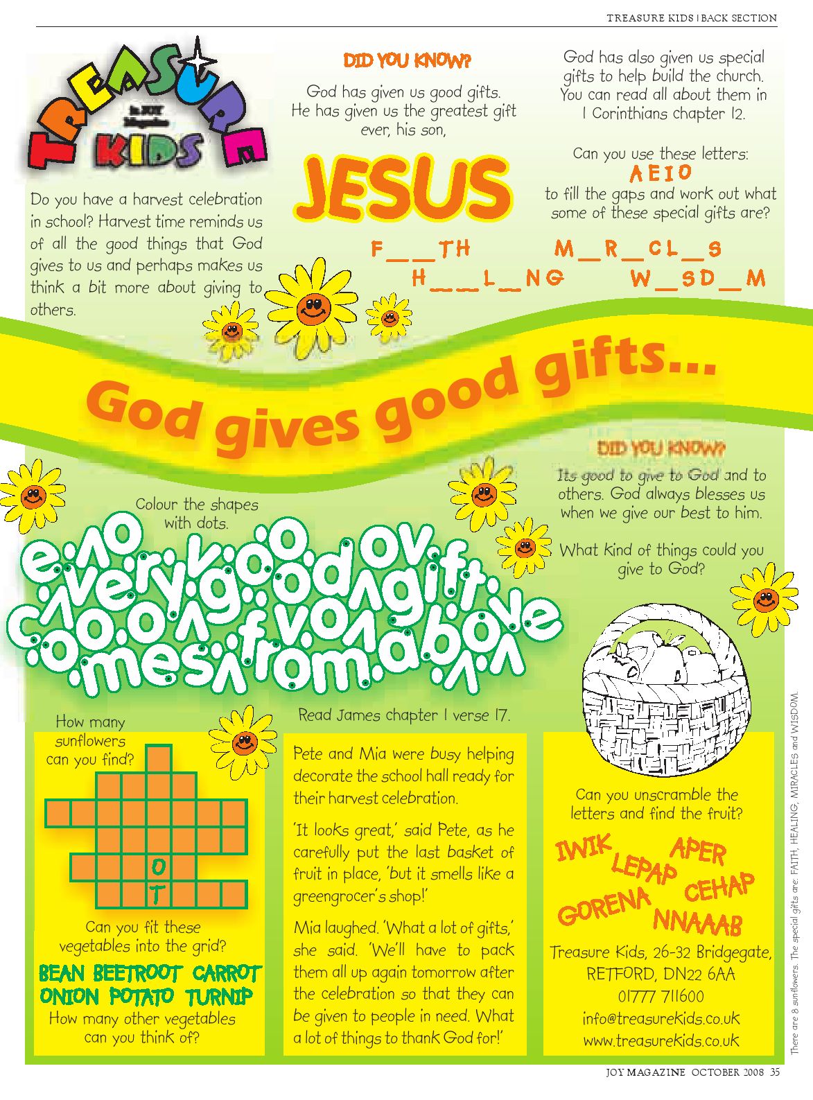 Joy Magazine October 2008 issue by New Life Publishing Co Issuu