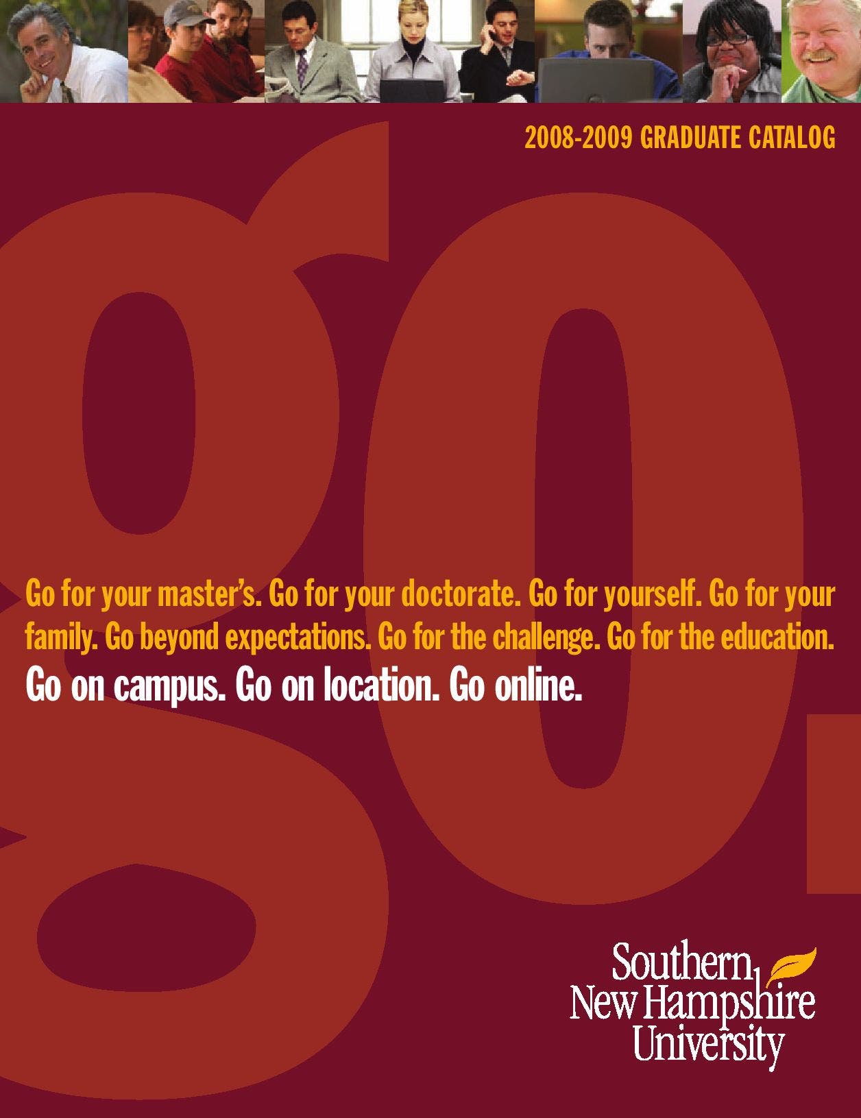 SNHU Graduate Catalog 20082009 by Southern New Hampshire University