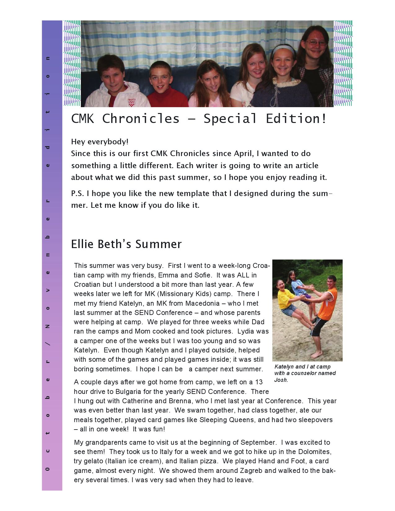 2008 11 CMK Chronicles by Mike McCollum - Issuu
