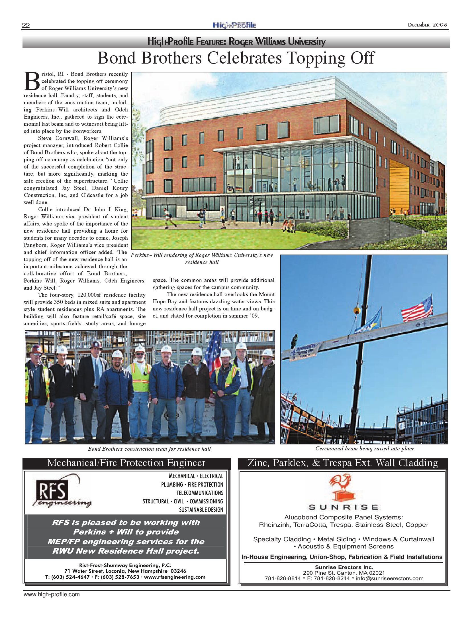 high profile monthly december 2008 by high profile issuu williams brothers construction jobs