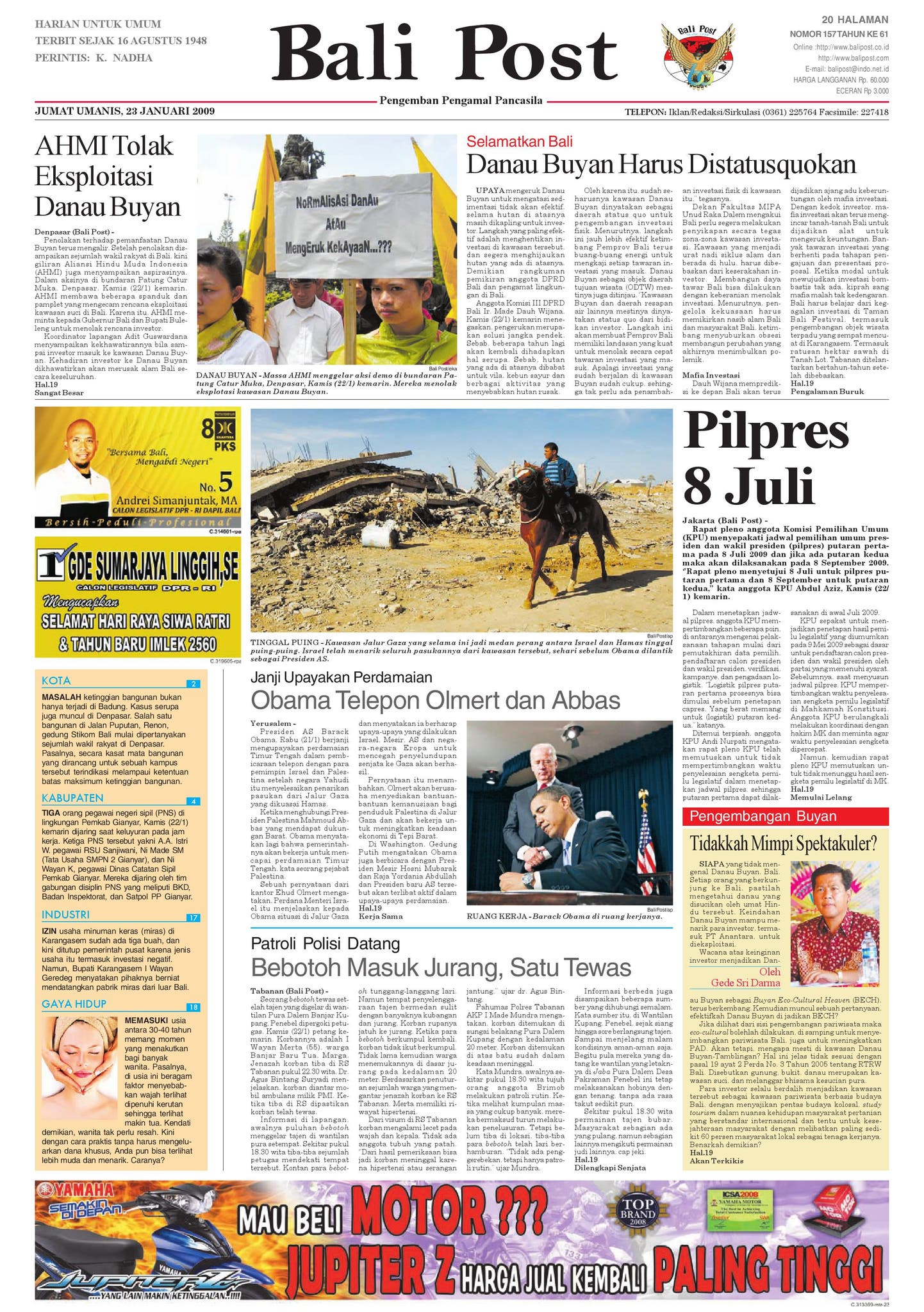 Bali Post - Jumat, 23 Januari 2009 by e-Paper KMB - Issuu