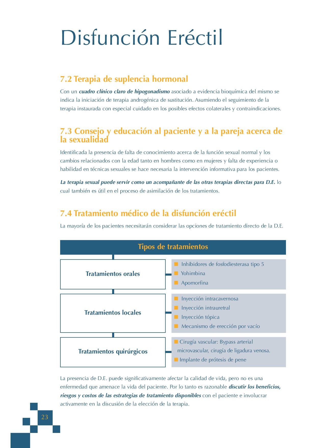 disfunción eréctil hipogonadismo
