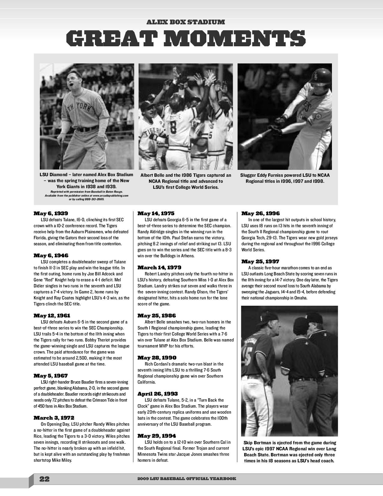2009 LSU Baseball Media Guide by LSU Athletics Issuu