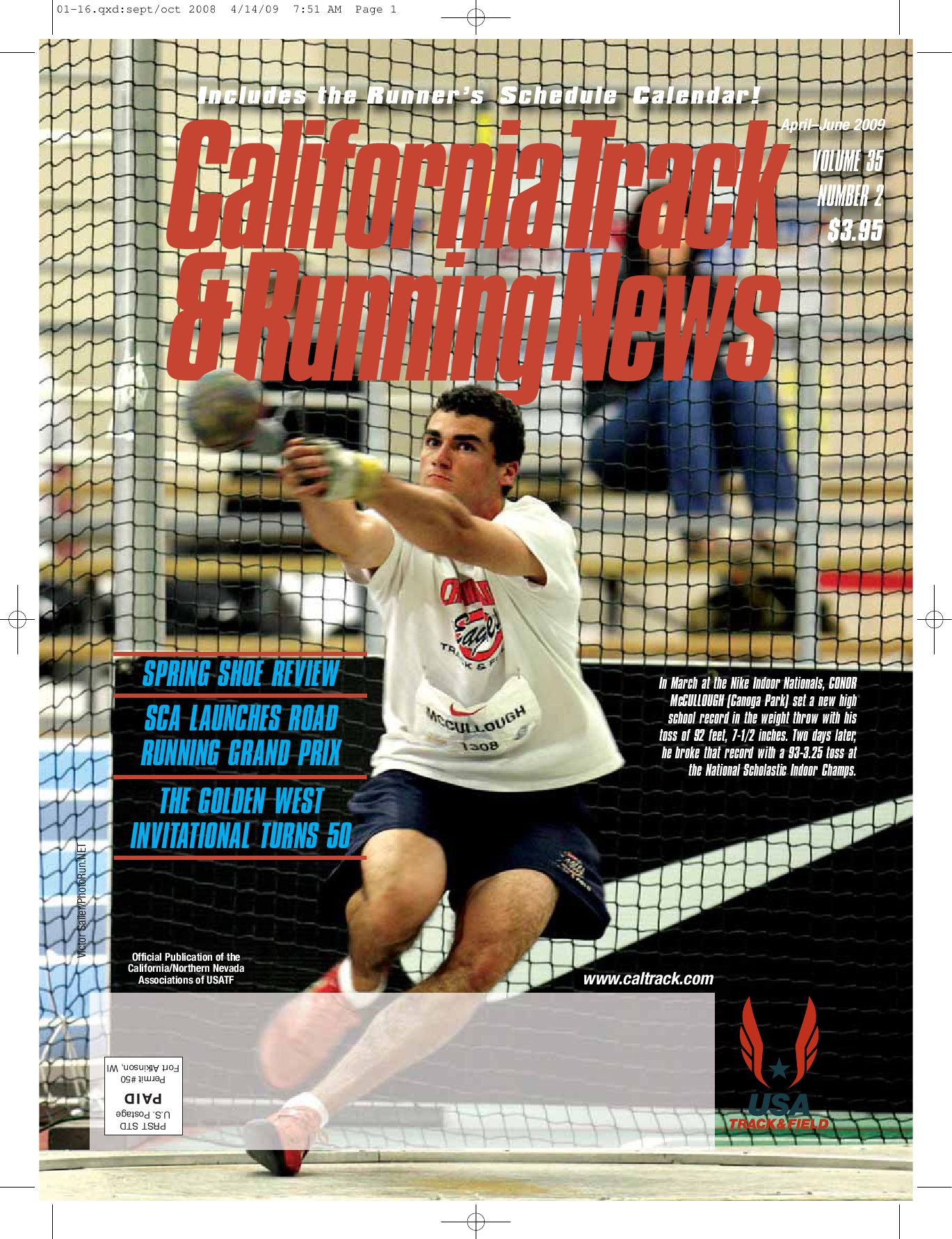 California Track & Running News AprilJune 2009 by Fortius Media