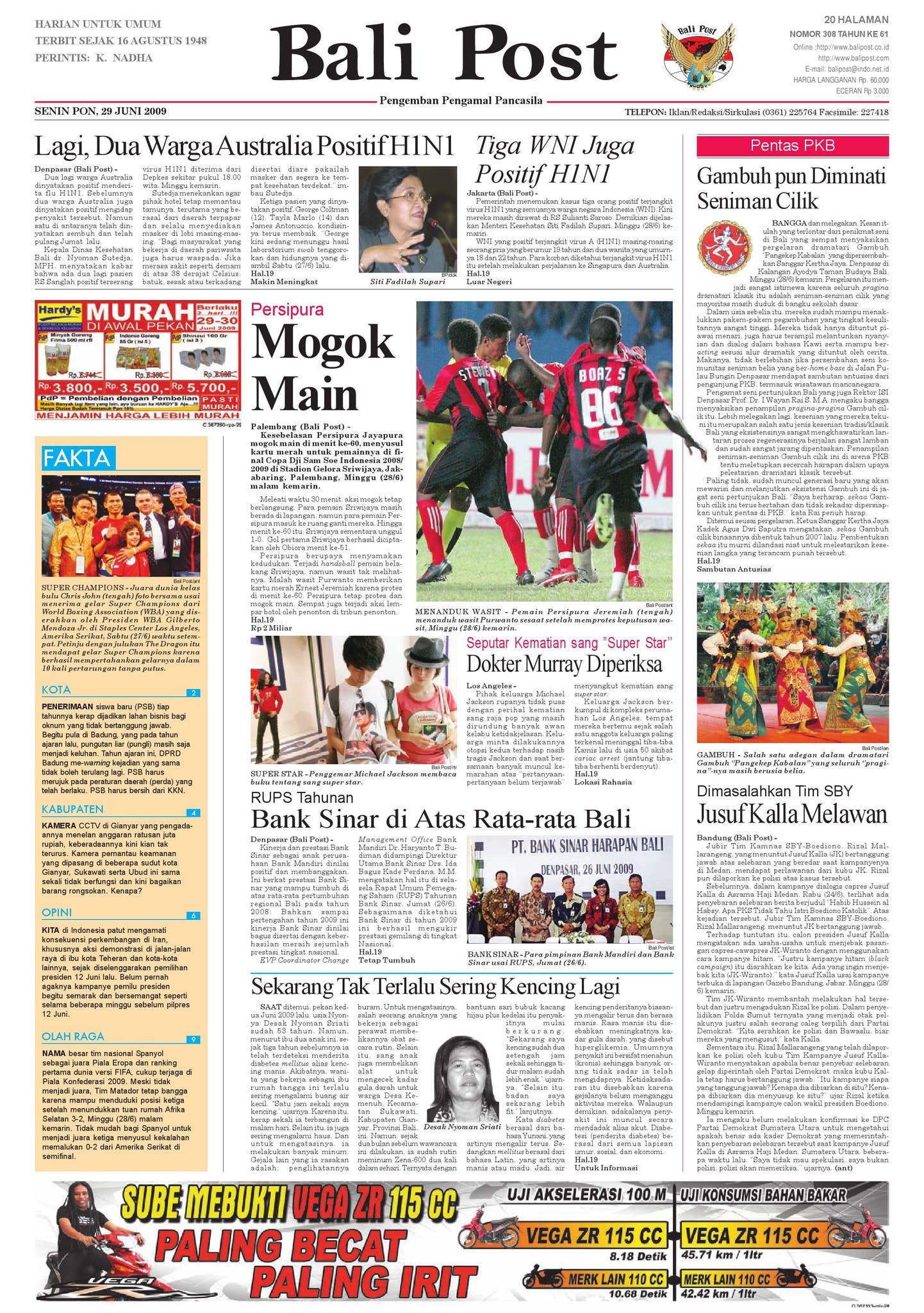 Bali Post - Senin, 29 Juni 2009 by e-Paper KMB - Issuu
