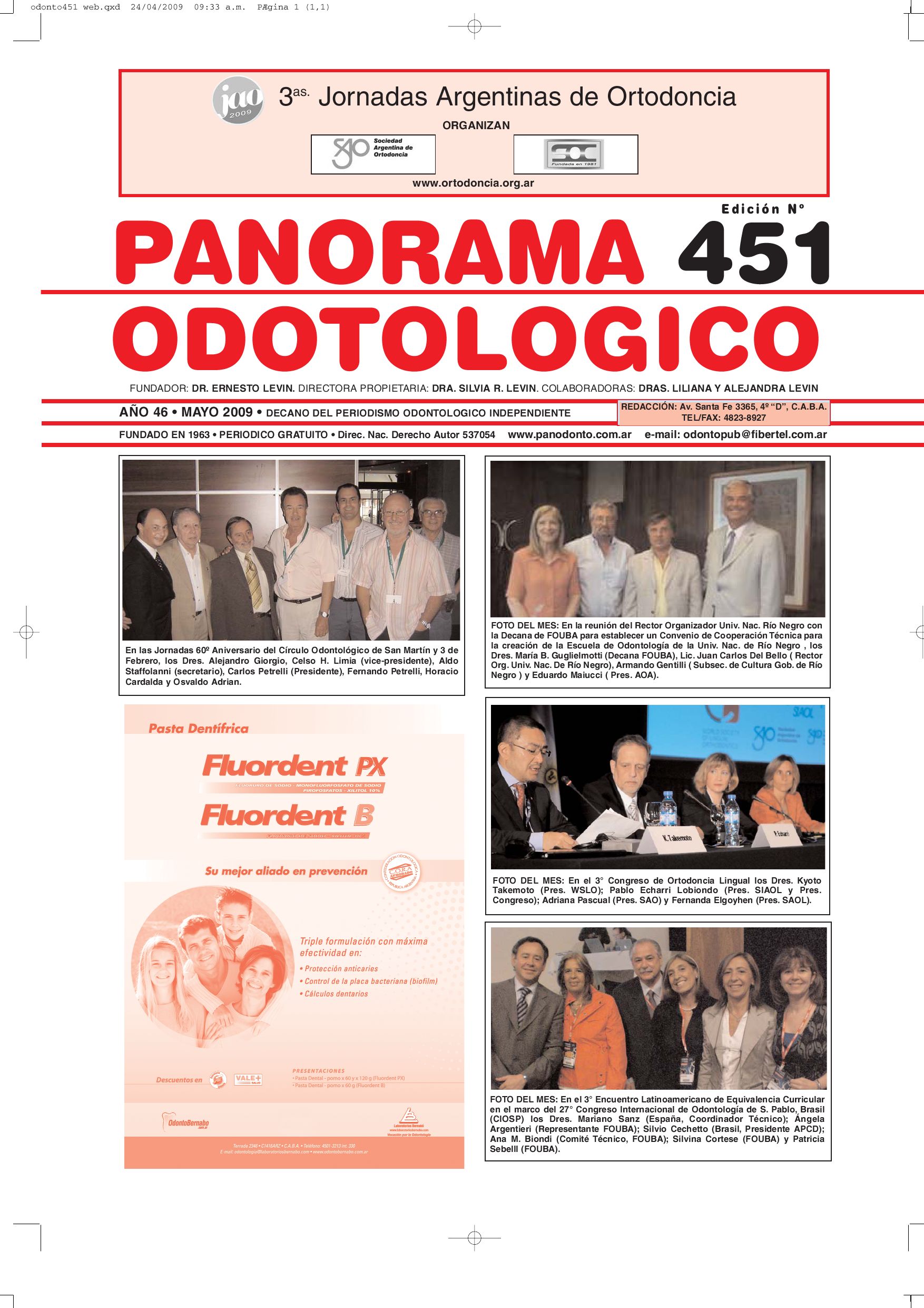 Panorama Odontologico Nº 451 By Panorama Odontologico Issuu
