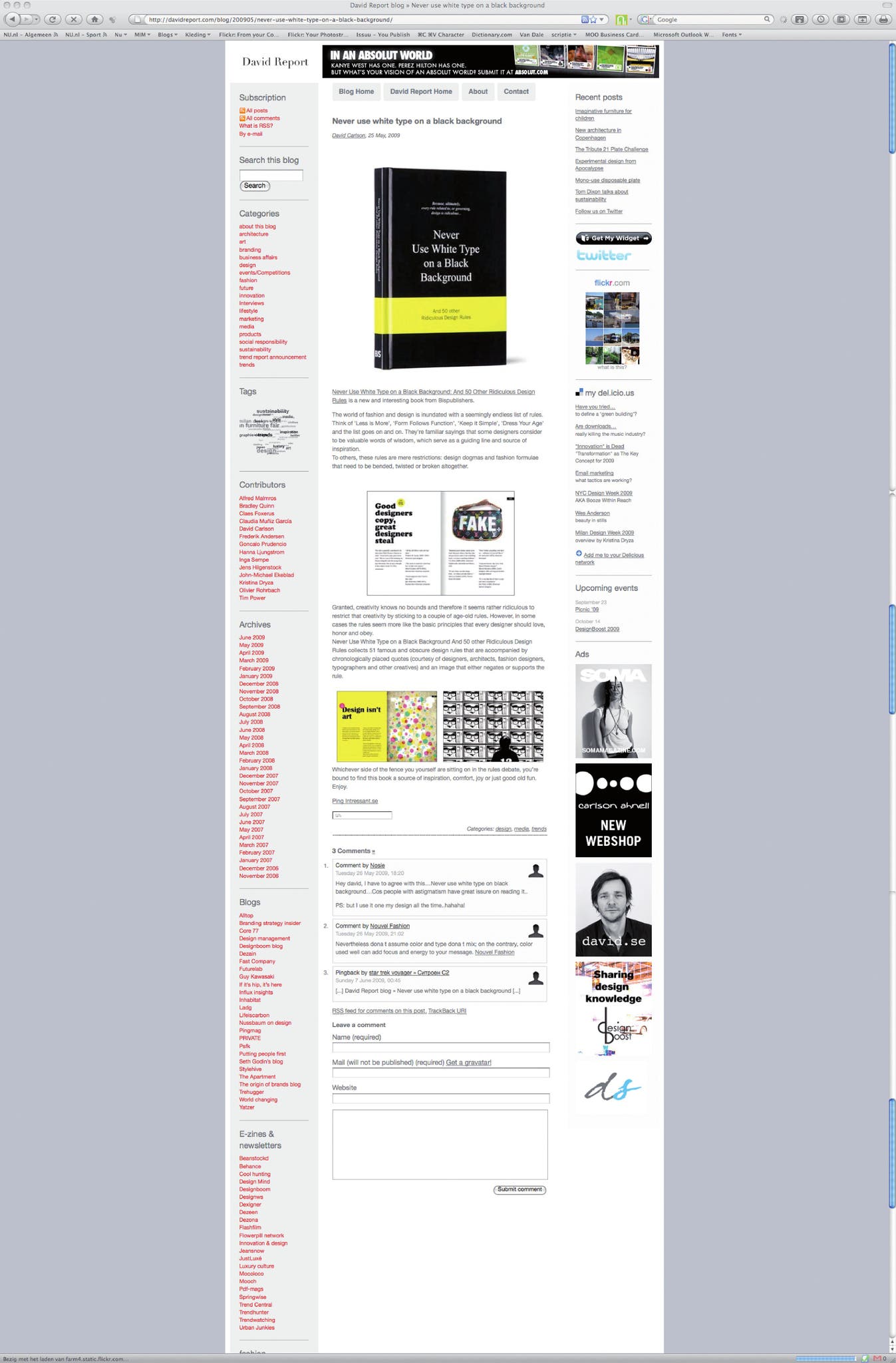 David Report review by Anneloes van Gaalen - Issuu