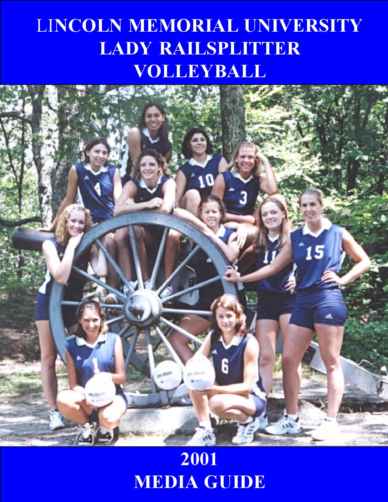 2001 Lincoln Memorial University Volleyball Guide By LMU Sports 