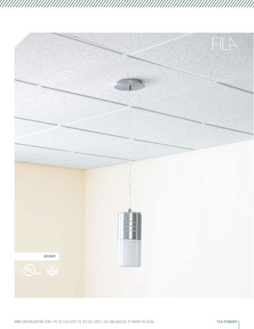 Pinhook Branding LLC 灯饰目录 · Oxygen 吊线灯 Catlaog 第 2 页