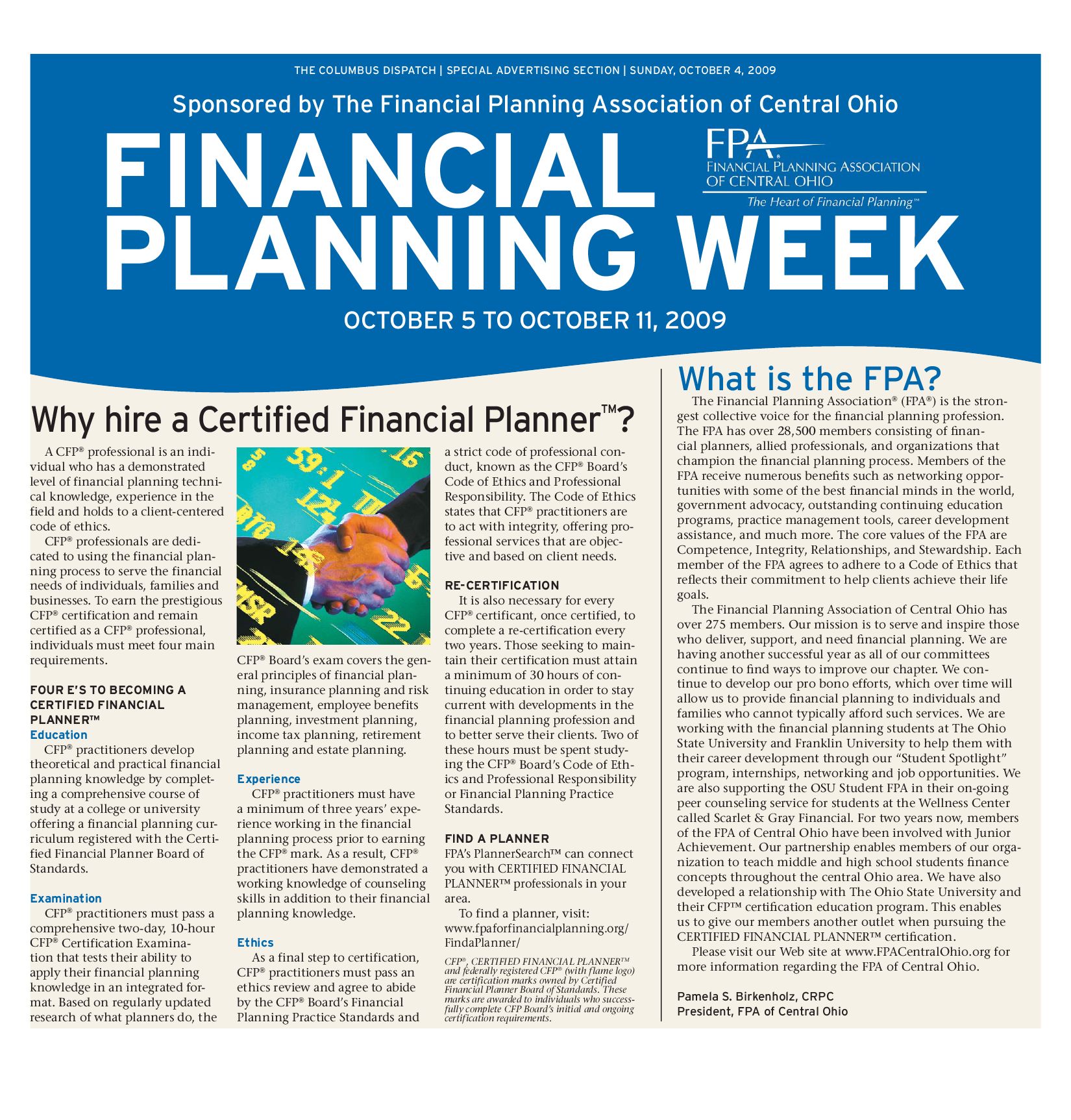 Financial Planning Week 2009 by The Columbus Dispatch/Dispatch