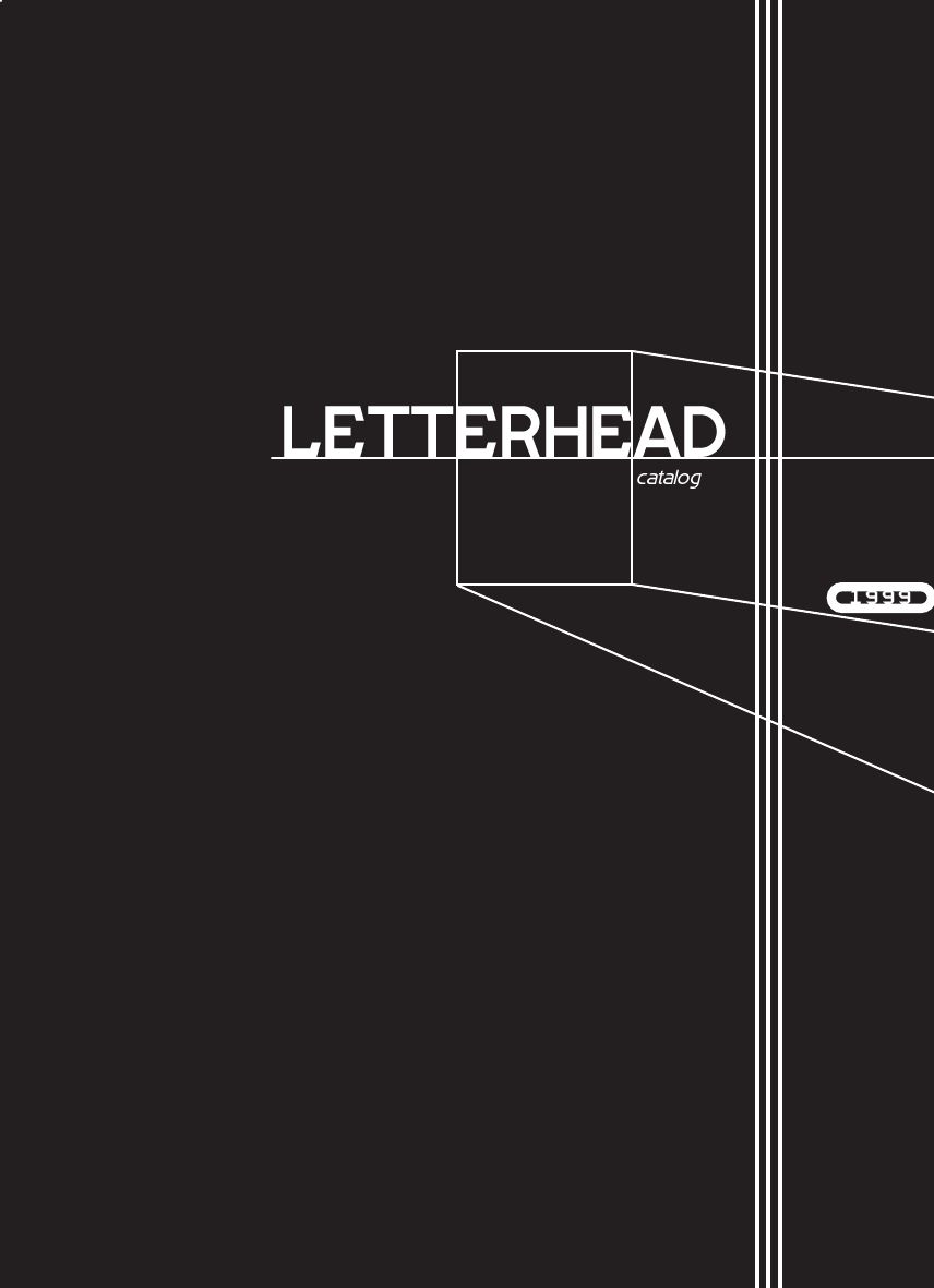 The Letterhead Fonts Catalog 1999 by Letterhead Studio Issuu