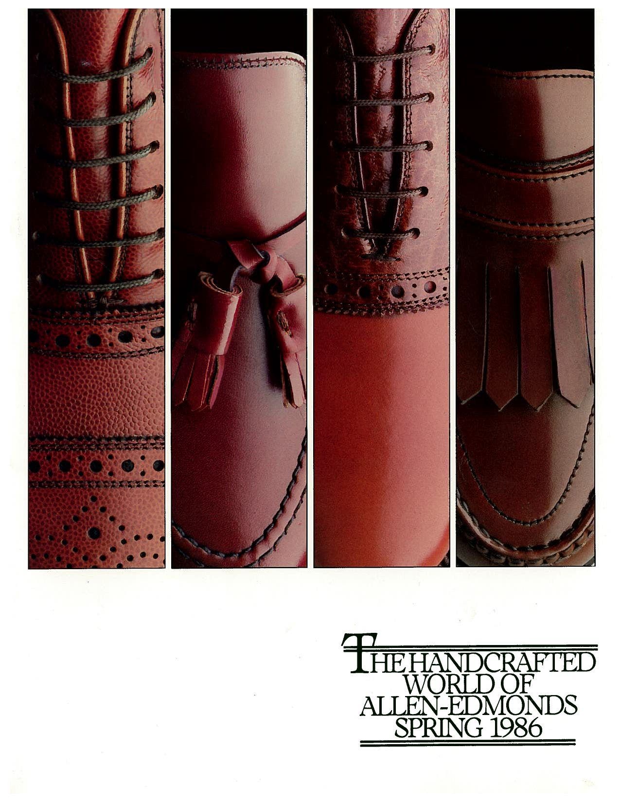 Spring 1986 Catalog by Allen Edmonds Shoe Corporation - Issuu