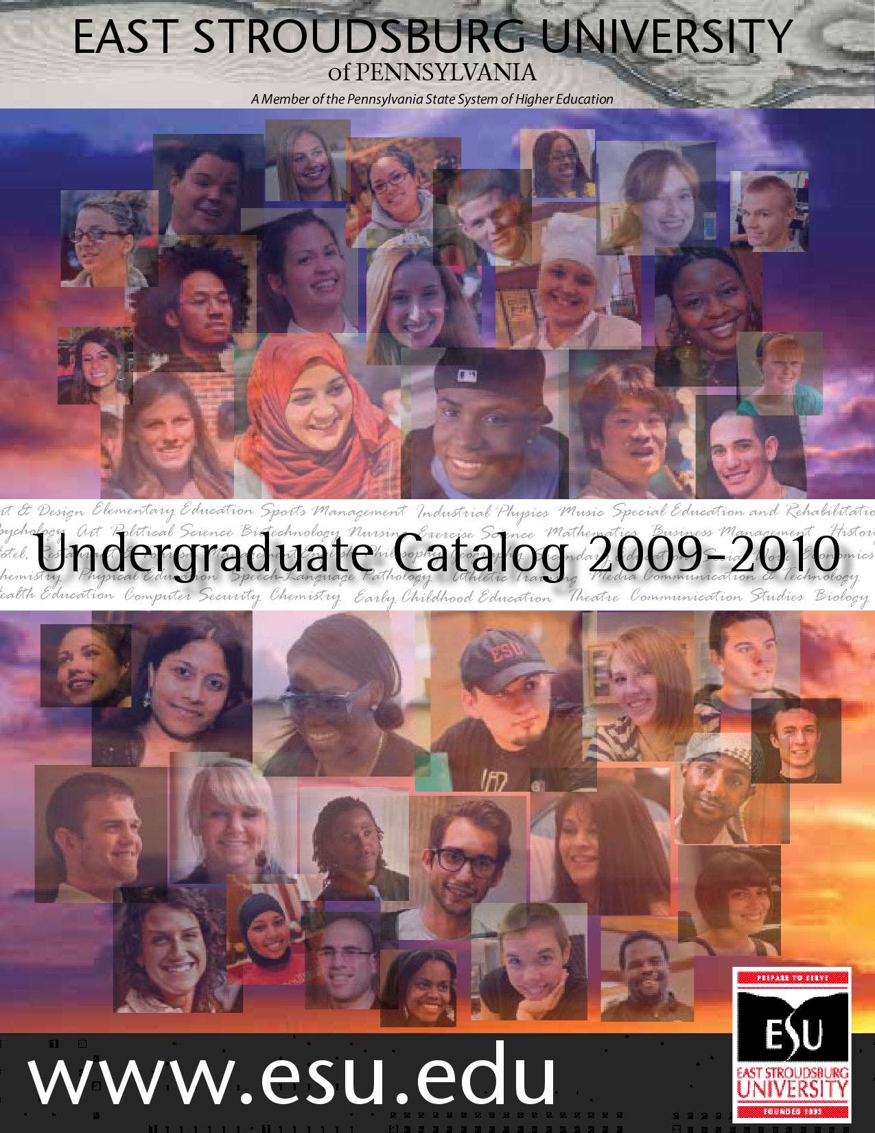 200910 Undergraduate Catalog by East Stroudsburg University of