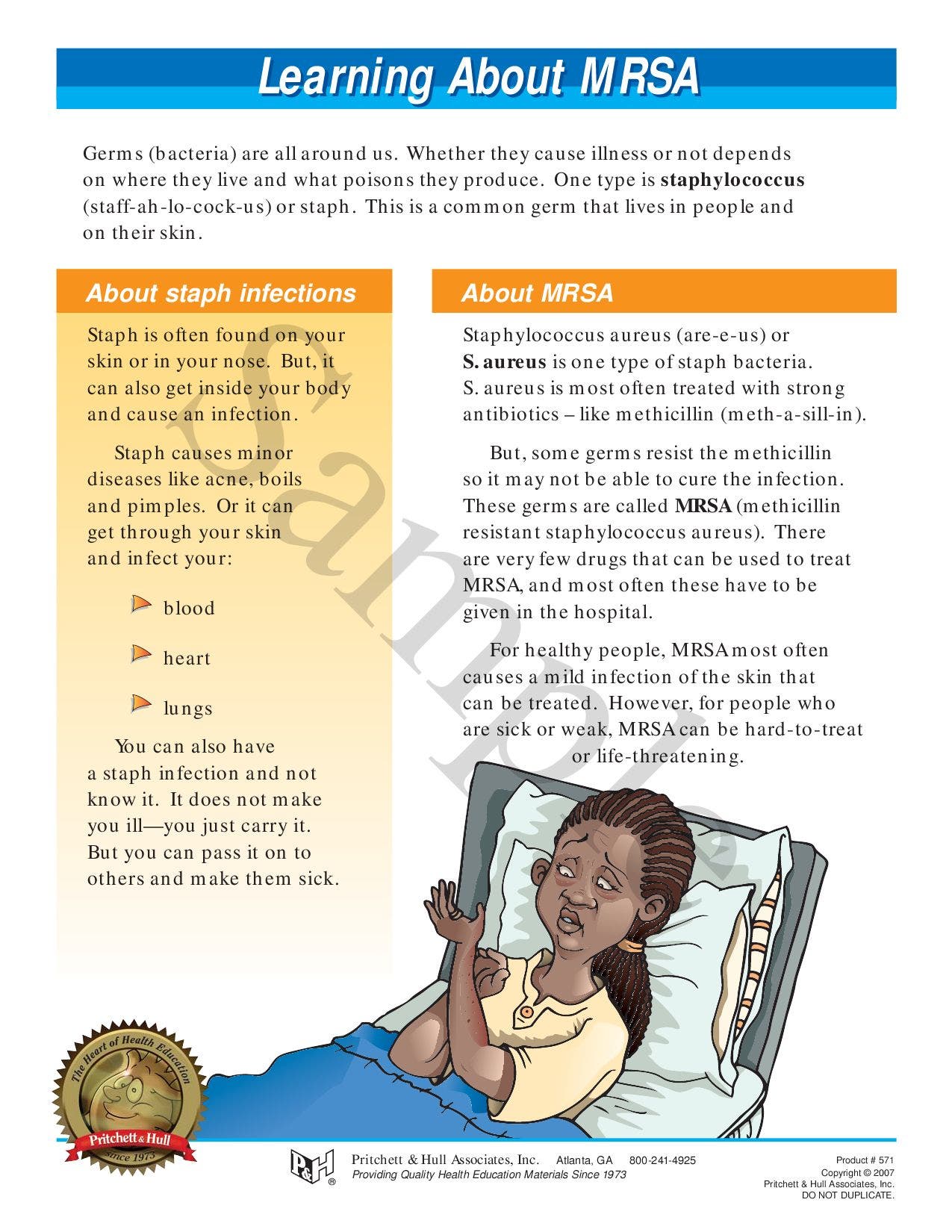 MRSA Sample Handout by Pritchett & Hull Associates, Inc. - Issuu