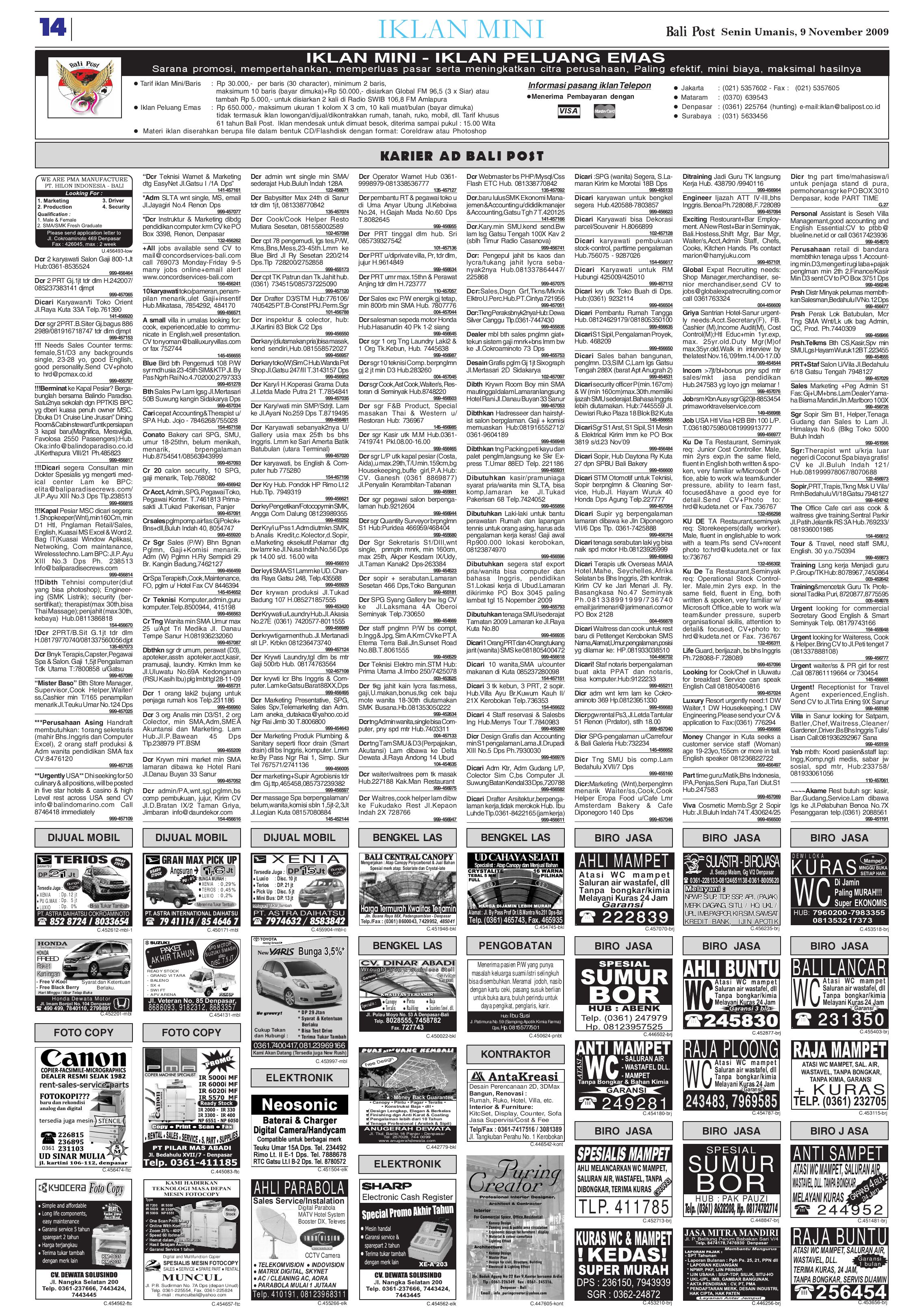 Edisi 09 November 09 Balipost Com By E Paper Kmb Issuu