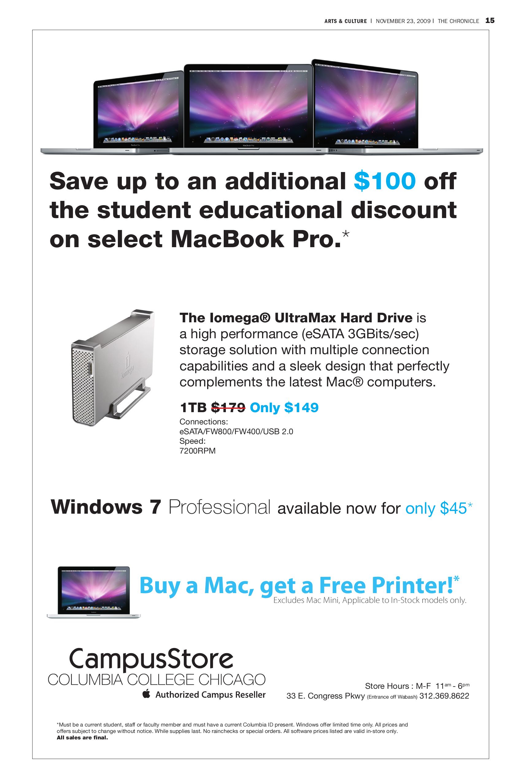 mac pro store hours chicago