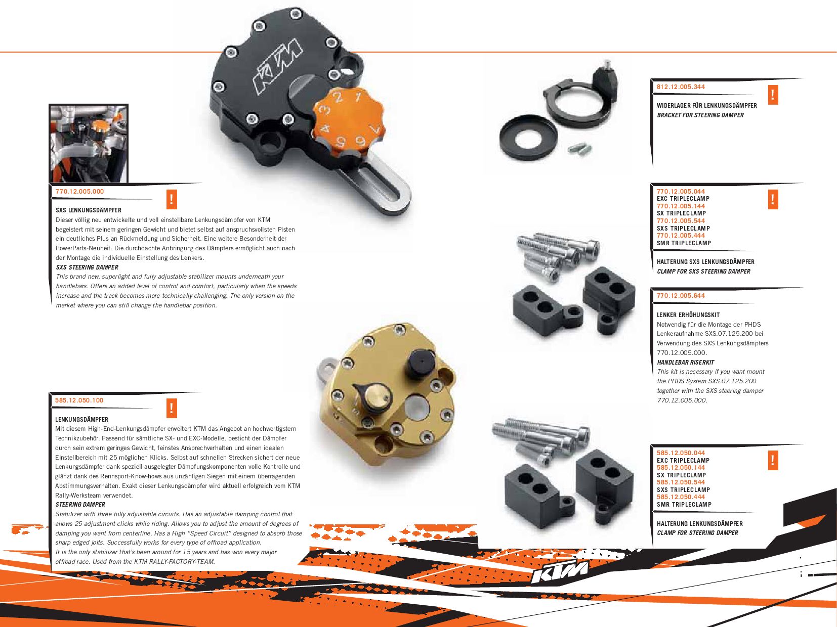 KTM PowerParts Offroad Catalog 2010 by KTM GROUP Issuu