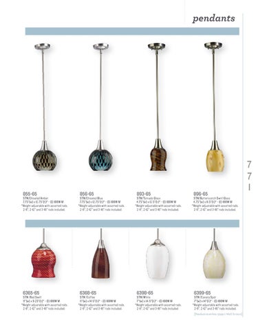 Pinhook Branding LLC 灯饰目录 · Quorum Big 册 吊线灯 Section 第 5 页