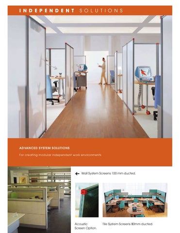 StudioLine Workplace Environments http://www.studioline.ie/ 灯饰手册 /Screen%20Systems 第 2 页