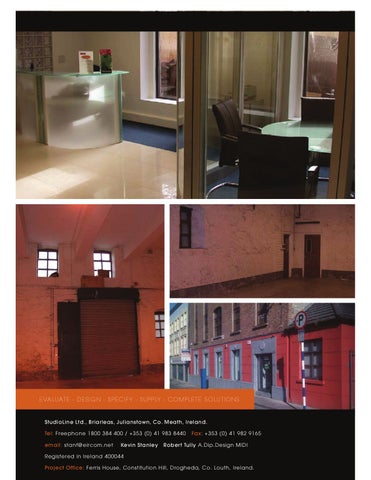 StudioLine Workplace Environments http://www.studioline.ie/ 手册 / 定制 %20 家具 %20Design%20and%20Supply 第 6 页