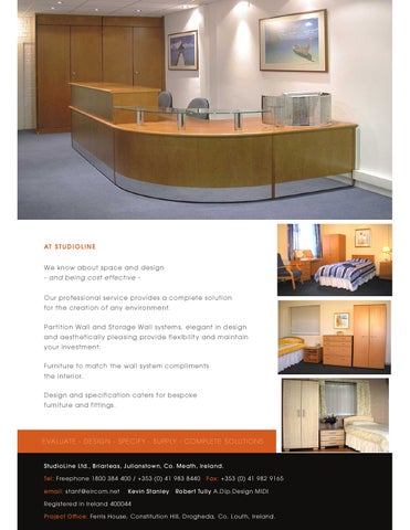StudioLine Workplace Environments http://www.studioline.ie/ 灯饰手册 / 家居 %20Environment%20Supply 第 16 页