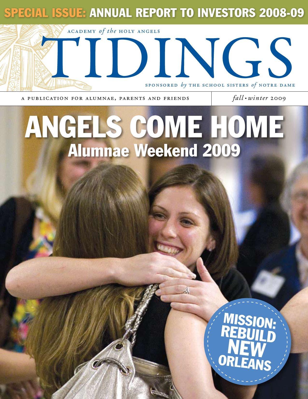 Tidings Fall-Winter 2009 by Academy of the Holy Angels - Issuu