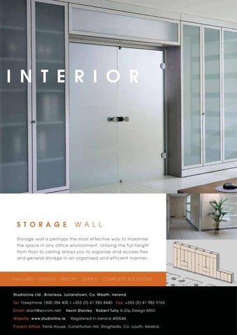 StudioLine Workplace Environments 灯饰目录 · StudioLine Wall Systems 48pg A4 Email 第 10 页