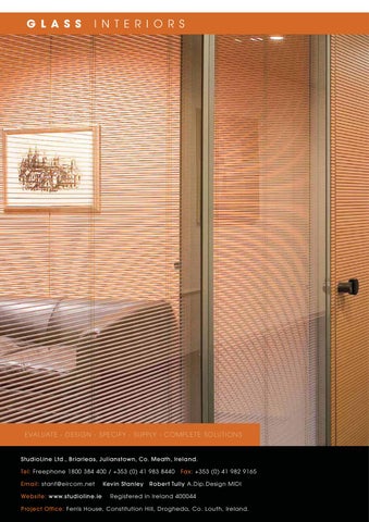 StudioLine Workplace Environments 灯饰目录 · StudioLine Wall Systems 48pg A4 Email 第 16 页