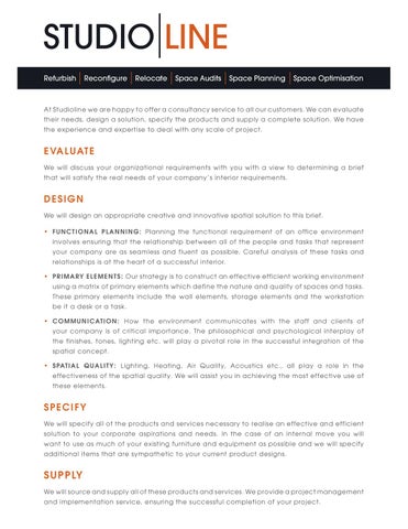 StudioLine Workplace Environments 灯饰目录 · StudioLine Services Manual DL 第 7 页