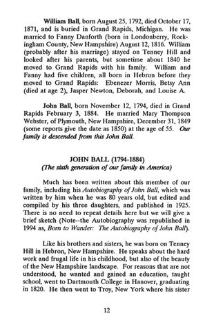 A Brief History of the Ball Family 第 20 页