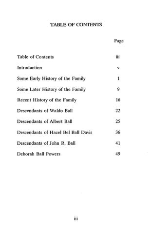 A Brief History of the Ball Family 第 5 页
