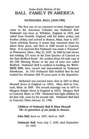 A Brief History of the Ball Family 第 9 页