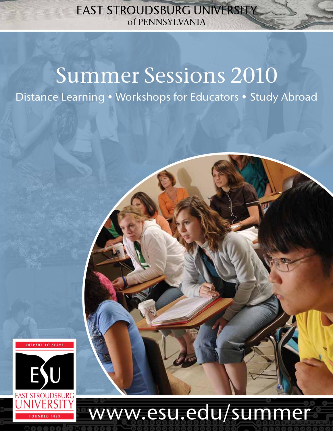 2010 Summer Catalog by East Stroudsburg University of Pennsylvania Issuu