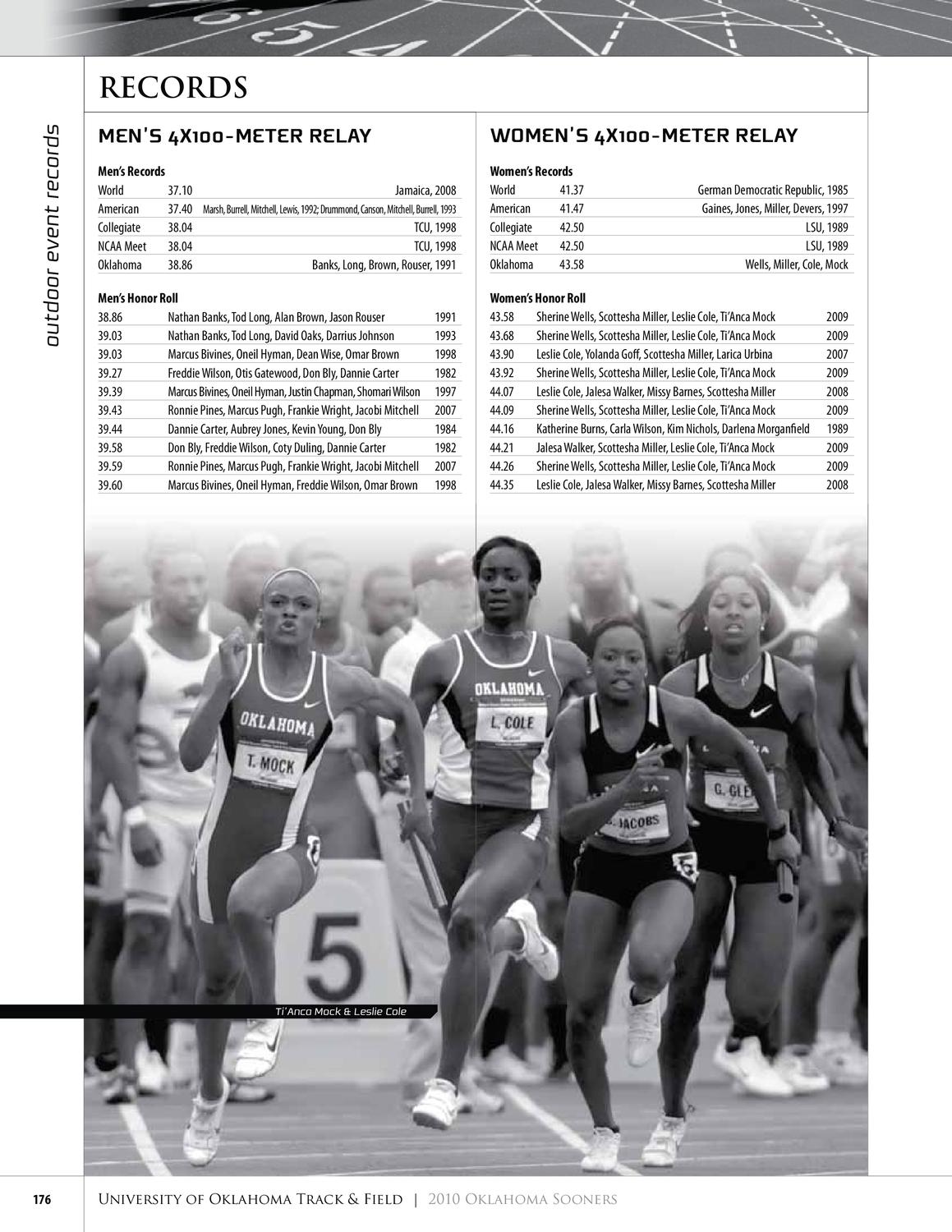 2010 OU Track & Field Guide by OU Athletics Issuu