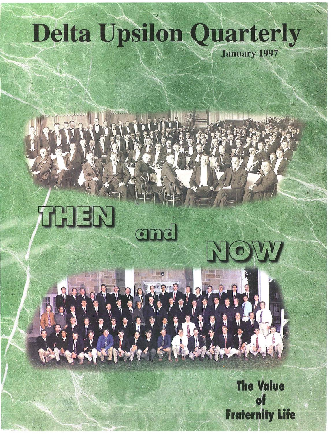 DU Quarterly Volume 115, No. 1 by Delta Upsilon Issuu