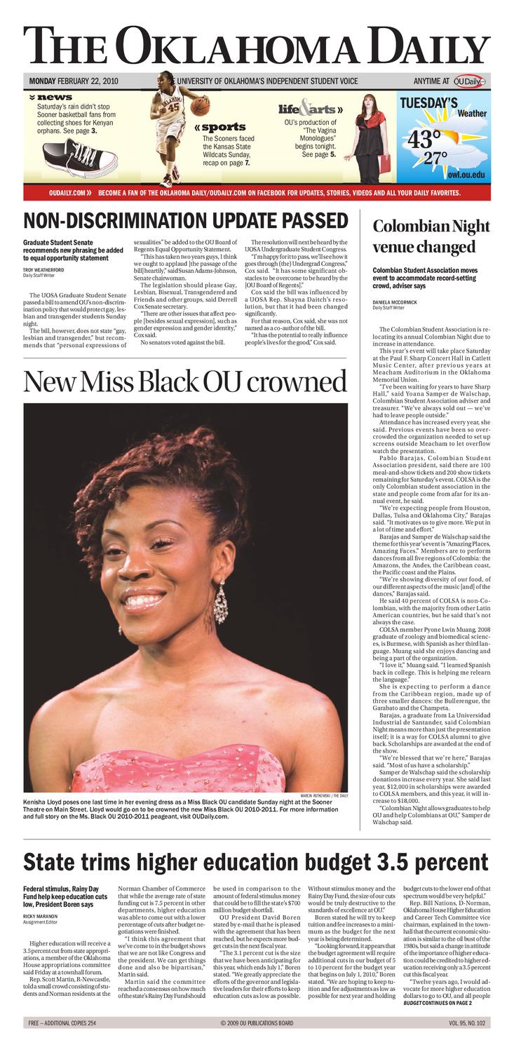 The Oklahoma Daily by OU Daily Issuu