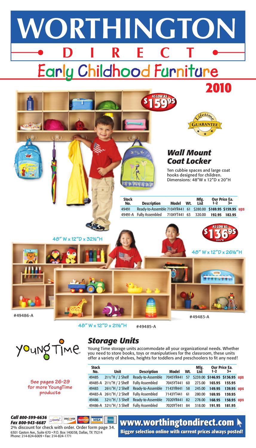 Worthington Direct Early Childhood Preschool Furniture Catalog 2010 by