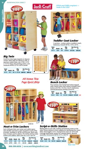 Worthington Direct Early Childhood Preschool 家具目录 - 2010 第 14 页