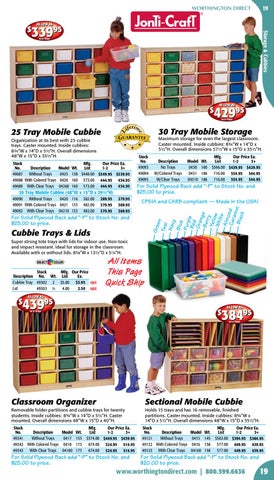 Worthington Direct Early Childhood Preschool 家具目录 - 2010 第 19 页