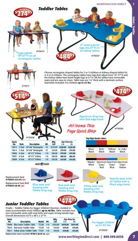 Worthington Direct Early Childhood Preschool 家具目录 - 2010 第 7 页