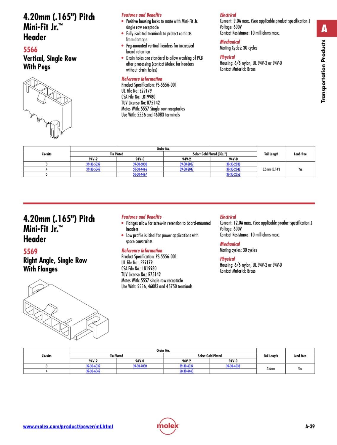 Molex Transportation Products Catalog by Molex Issuu