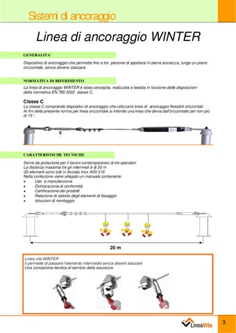 Catalogo Linea Vita - Ancoraggio 冬季 2010 第 3 页