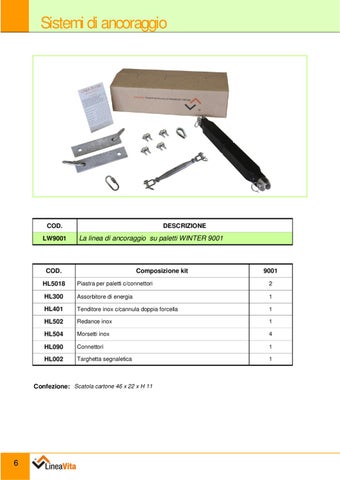 Catalogo Linea Vita - Ancoraggio 冬季 2010 第 6 页