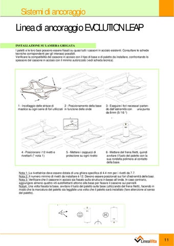 Catalogo Linea Vita - Evolution Leap 第 11 页