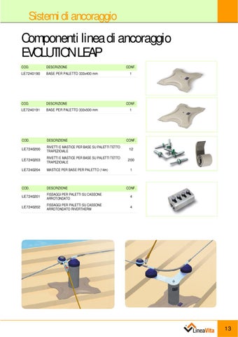 Catalogo Linea Vita - Evolution Leap 第 13 页