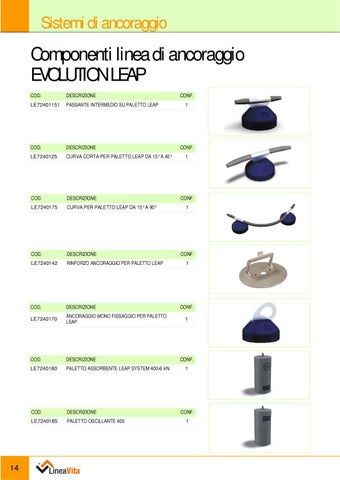 Catalogo Linea Vita - Evolution Leap 第 14 页