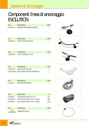 Catalogo Linea Vita - Evolution Leap 第 8 页