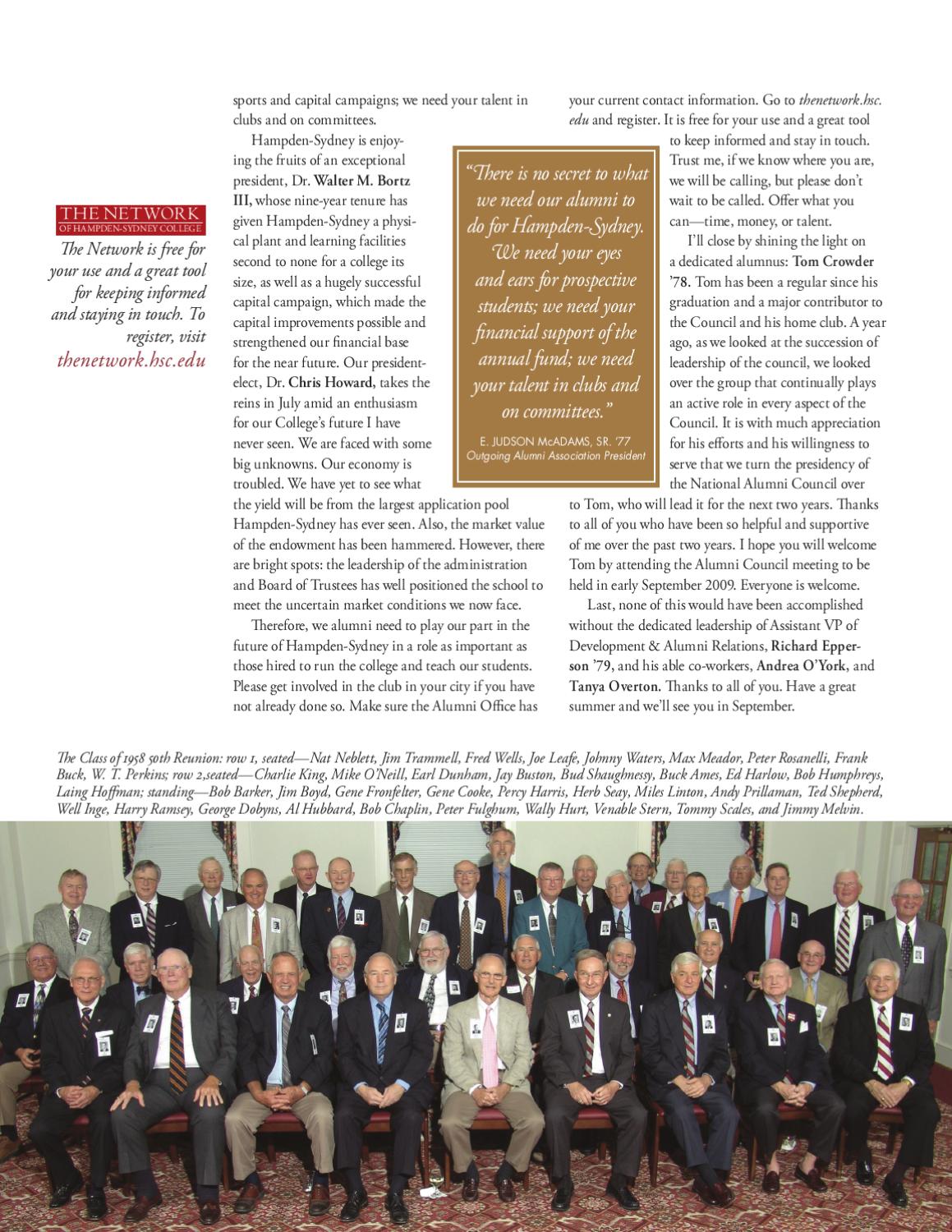 Record of HampdenSydney, May 2009 by HampdenSydney College Issuu